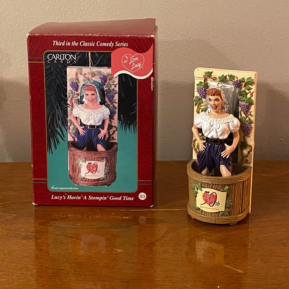 Carlton Cards Other - Carlton Cards - Lucy's Havin' a stomp' good time ornament